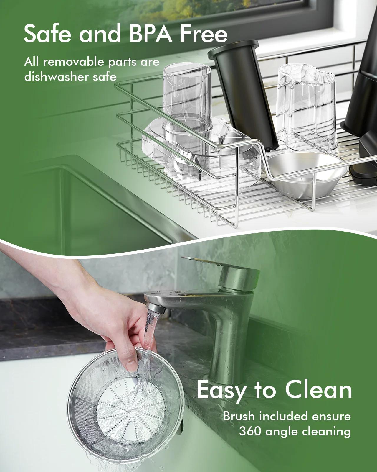 SiFENE-Machine à jus compacte, extracteur de jus centrifuge pour jus de fruits et légumes, 3 vitesse