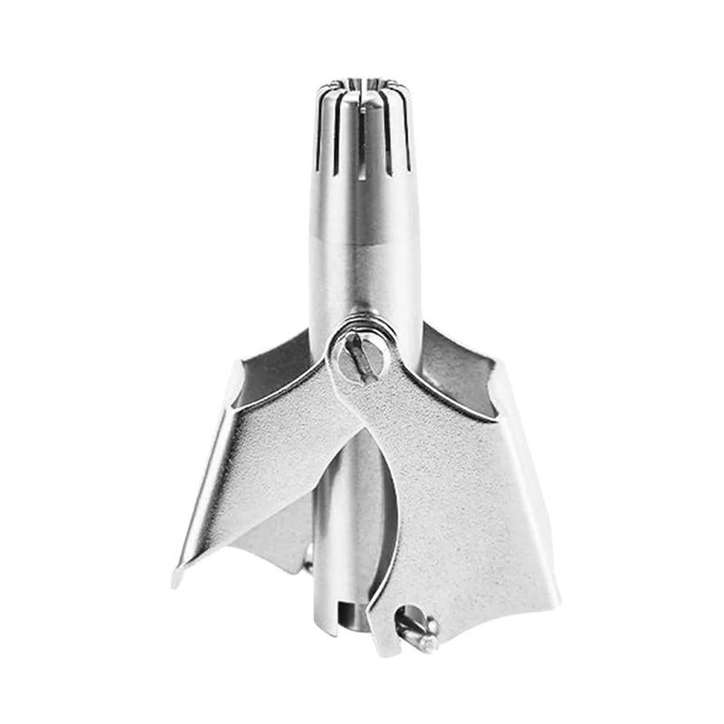 Tondeuse à poils de nez Portable en acier inoxydable, 1 pièce, pour hommes/femmes, rasoir manuel et