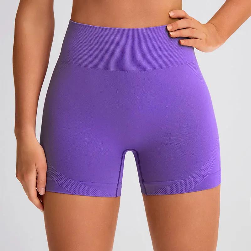 Pantalon de yoga pour femme, taille haute, respirant, levage des hanches, short d'exercice abdominal