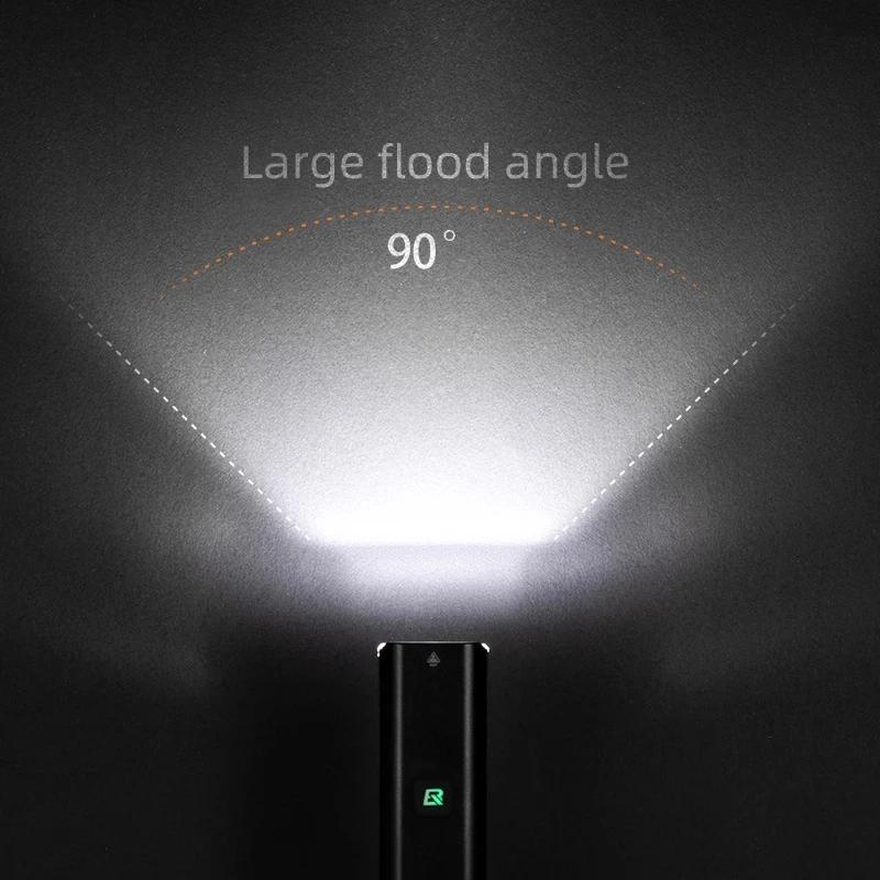 ROCKBROS-Lampe de vélo étanche à la pluie, lampe frontale VTT, lampe de sauna, aluminium, lampe de p