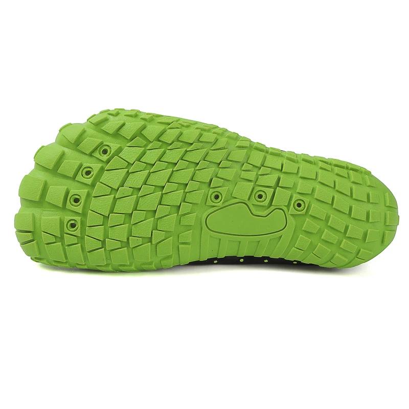 KID été semelle souple pieds nus Wading chaussures Parent-enfant vacances plage natation chaussures