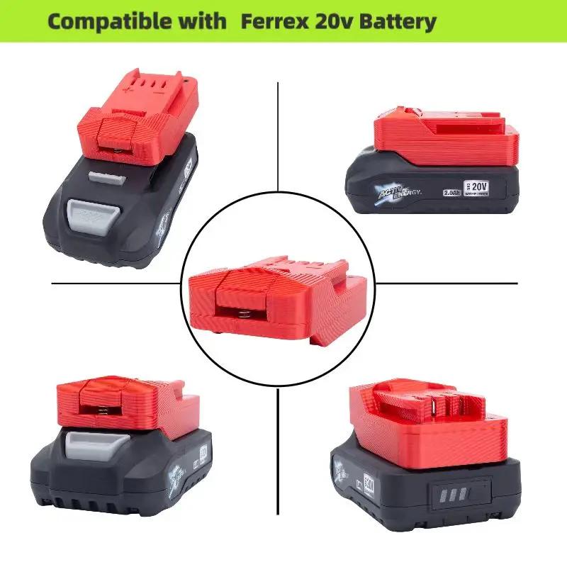 Adaptateur de batterie pour Aldi Ferrex Activ Energy, compatible avec le convertisseur d'outils Park