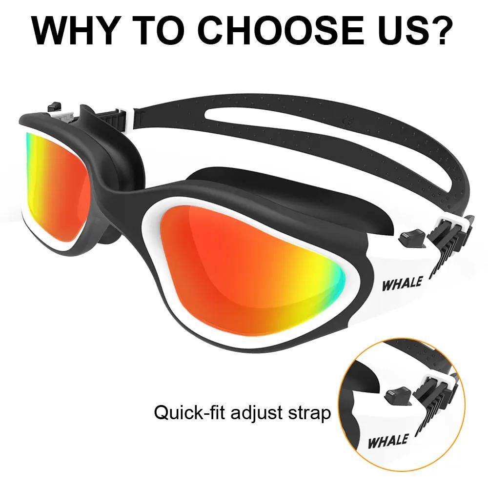 Lunettes de natation polarisées pour adultes, Anti-buée, Protection UV, lentille pour hommes et femm