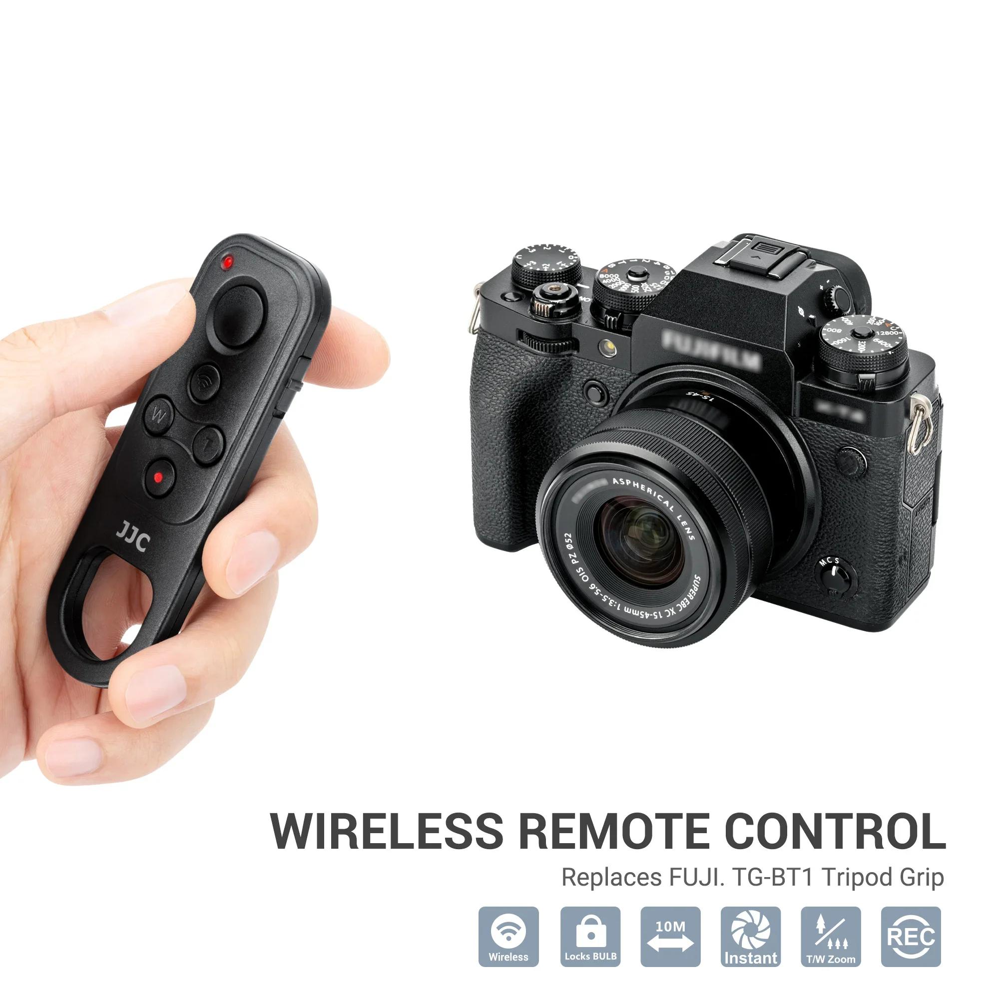 JJC télécommande sans fil Bluetooth pour Fujifilm Fuji XT50 X100VI X-S20 X-T5 X-T4 X-T3 X-T30 II X-T
