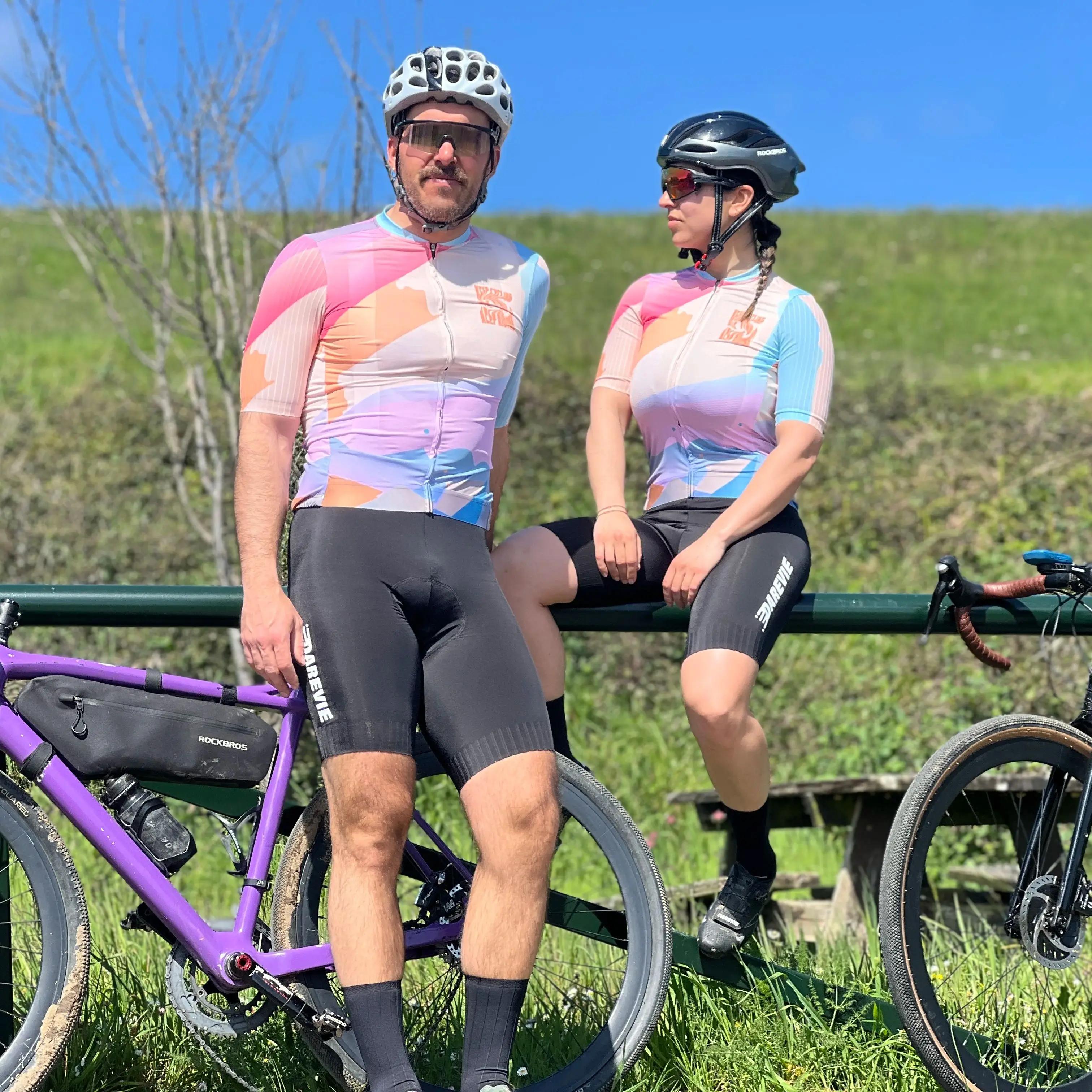Cuissards de cyclisme DAREVIE pour hommes avec poches - Antidérapants, extensibles et à séchage rapide