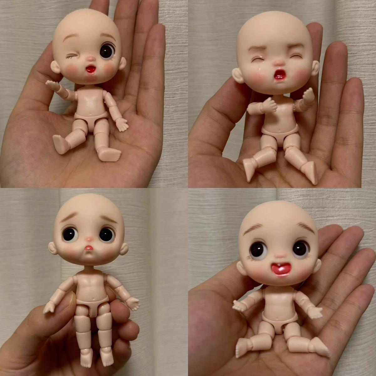 Poupée multi-articulation BJD de 9CM, avec Expression faciale, jouet pour filles, cadeau