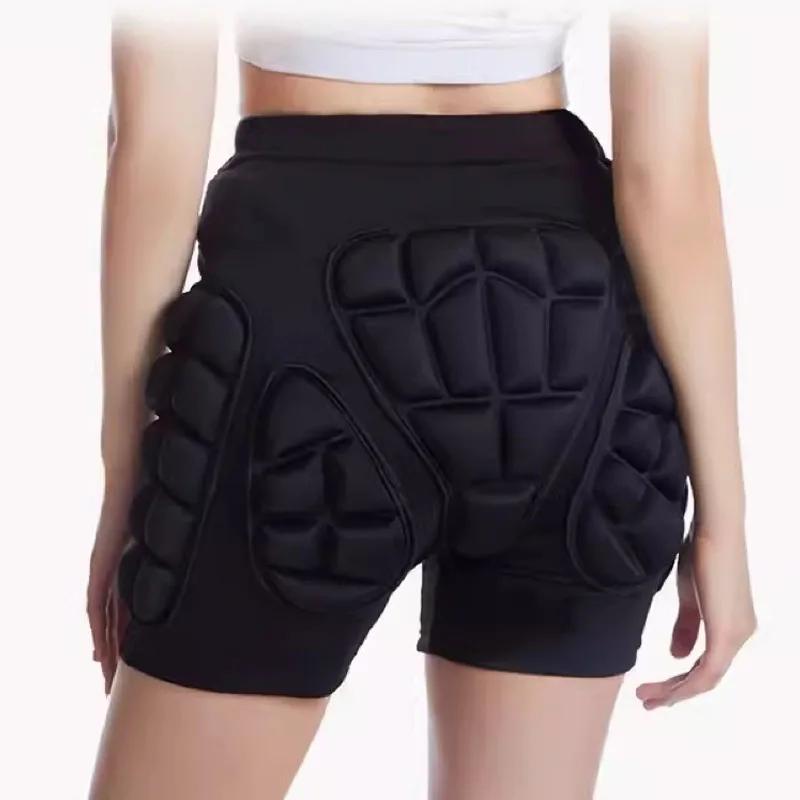 Pantalon de protection hanche anti-chute unisexe pour patinage, ski et sports extrêmes - Rembourrage sécurité