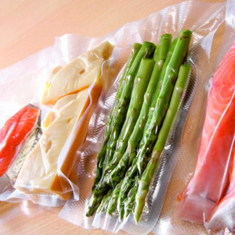 Sacs sous vide pour aliments, rouleaux de sacs pour conserver les aliments, sacs d'emballage sous vi