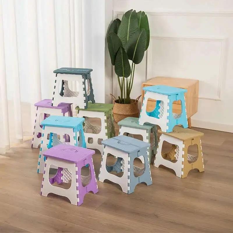 Tabouret pliant en plastique épais, Mini siège d'extérieur Portable pour adultes et enfants, idéal p