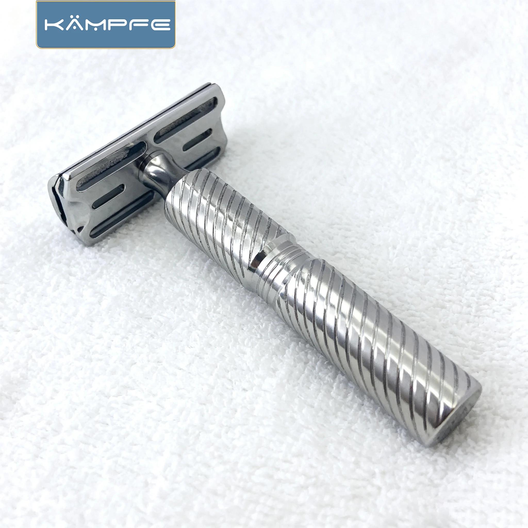 KAMPFE – rasoir de Style sécurité en acier inoxydable, rasoir Durable à Double tranchant, Kit de toi