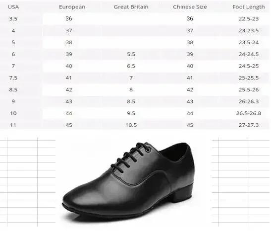 Chaussures Danse Latine Homme Talon 2.5cm Noir et Blanc - Chaussures Tango Salsa Jazz Professionnelles