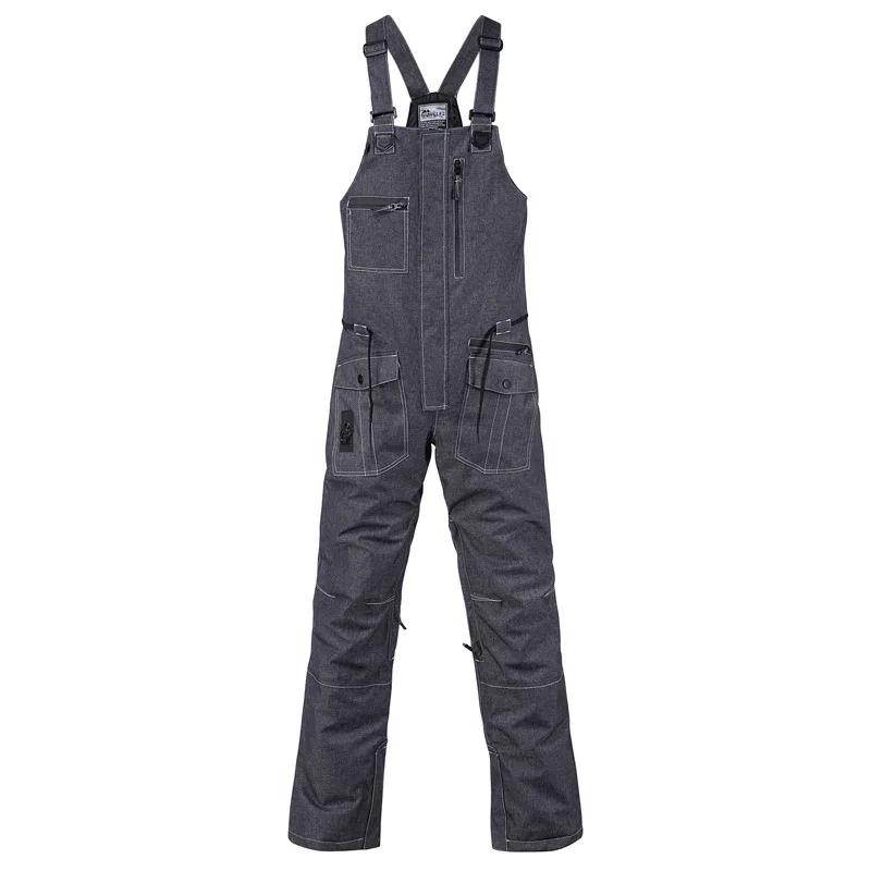 Pantalon de ski pour hommes et femmes, coupe-vent, imperméable, pantalon de neige épais, sports de p