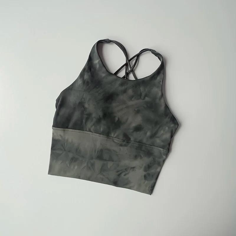 Lingerie de sport Sexy, combinaison de course antichoc, soutien-gorge d'entraînement, Fitness, teint