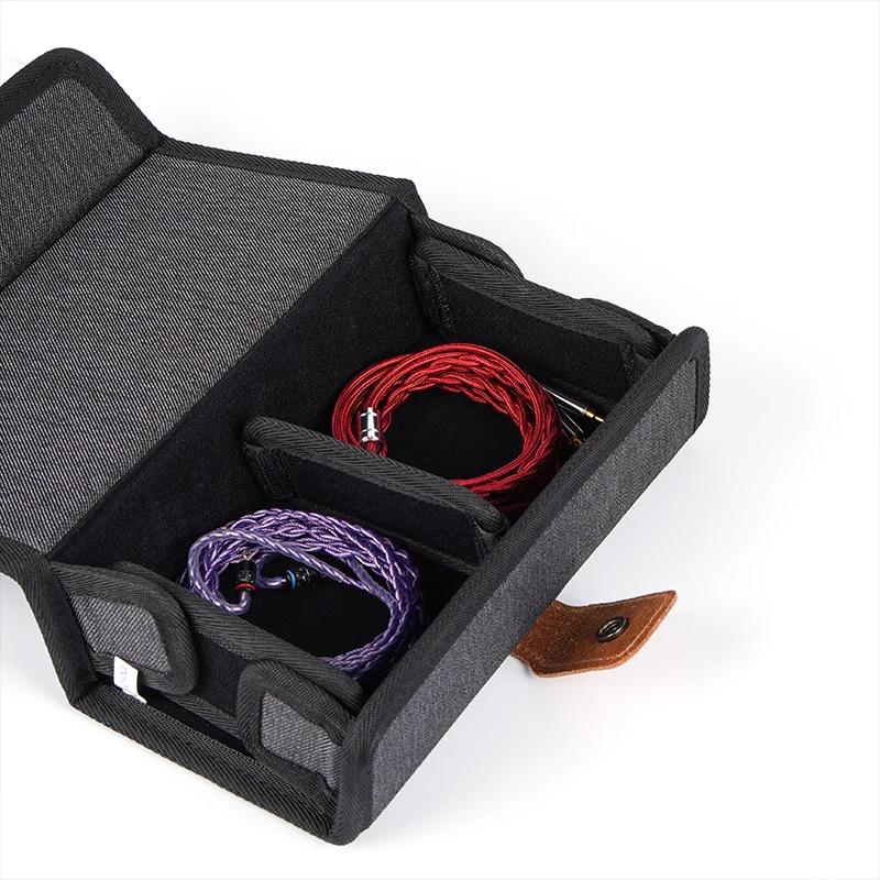 Multi fonctionnel numérique écouteur DAP HiFi lecteur câble produits sac de rangement boîte tissu ma