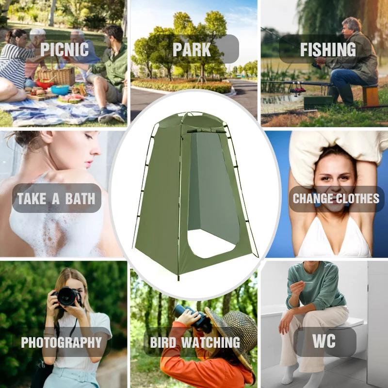 Westtune – tente de douche Portable, imperméable, pour l'extérieur, pour vestiaire, Camping, randonn