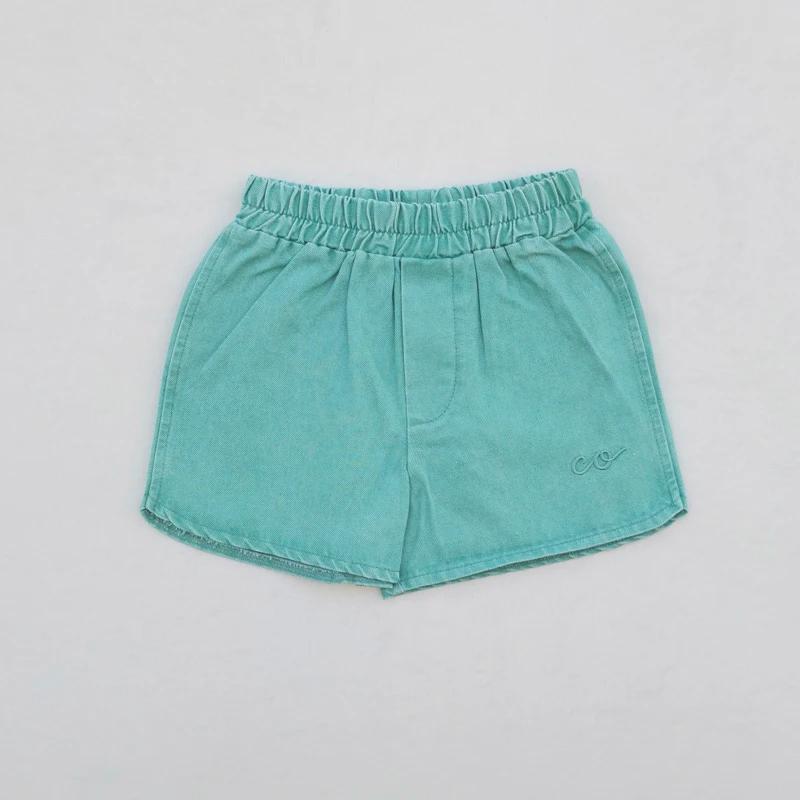 Collection Ali Co SS26 Green Denim : vêtements en coton pour garçons et filles, robes, jupes, chemis