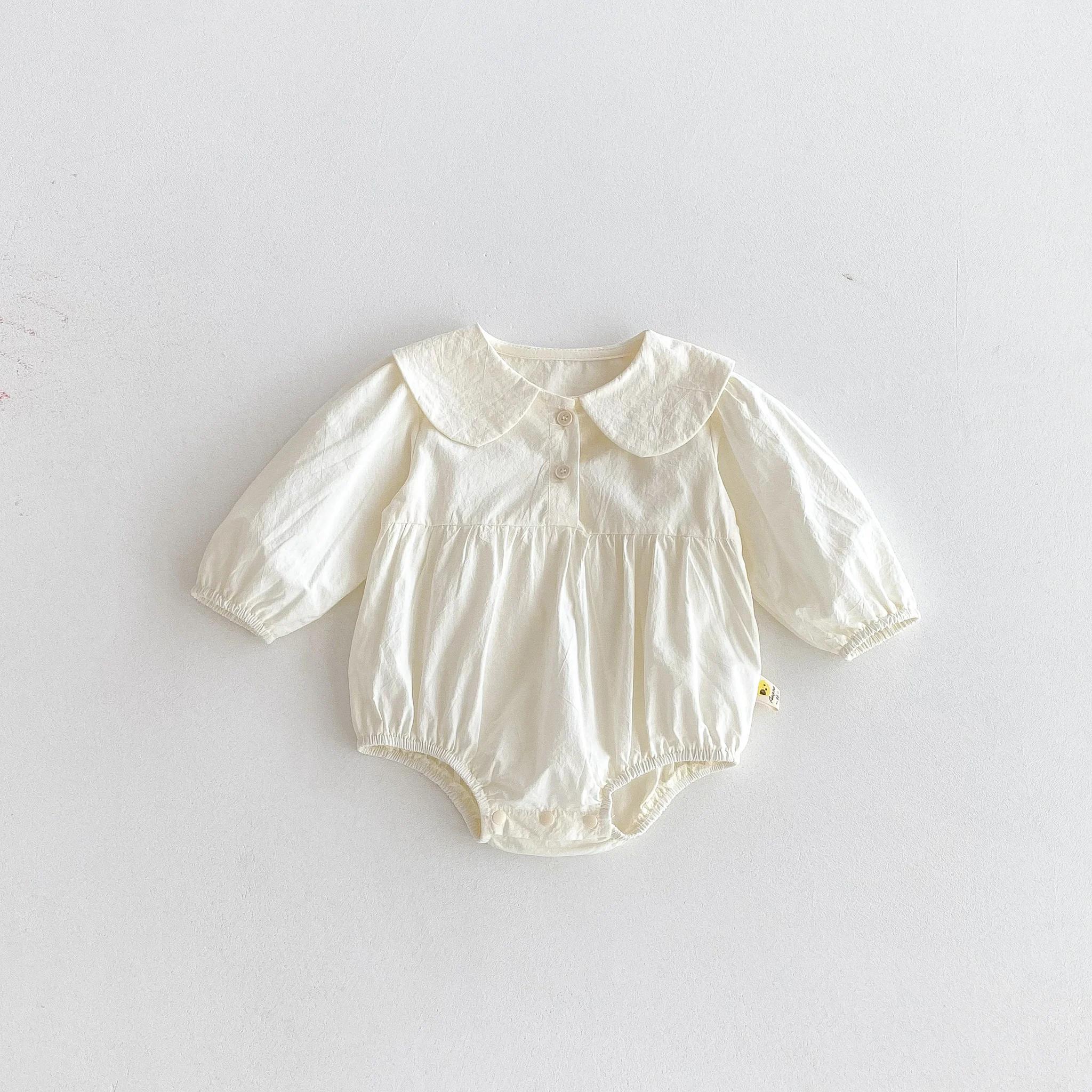 Collection automne 2025 : costume une pièce pour bébé, costume plat élégant pour bébé fille, ensembl