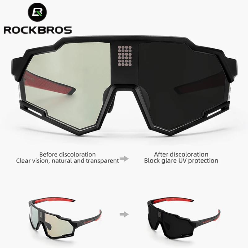 ROCKBROS Smart LCD lunettes photochromiques cyclisme lunettes polarisées UV400 électronique changeme