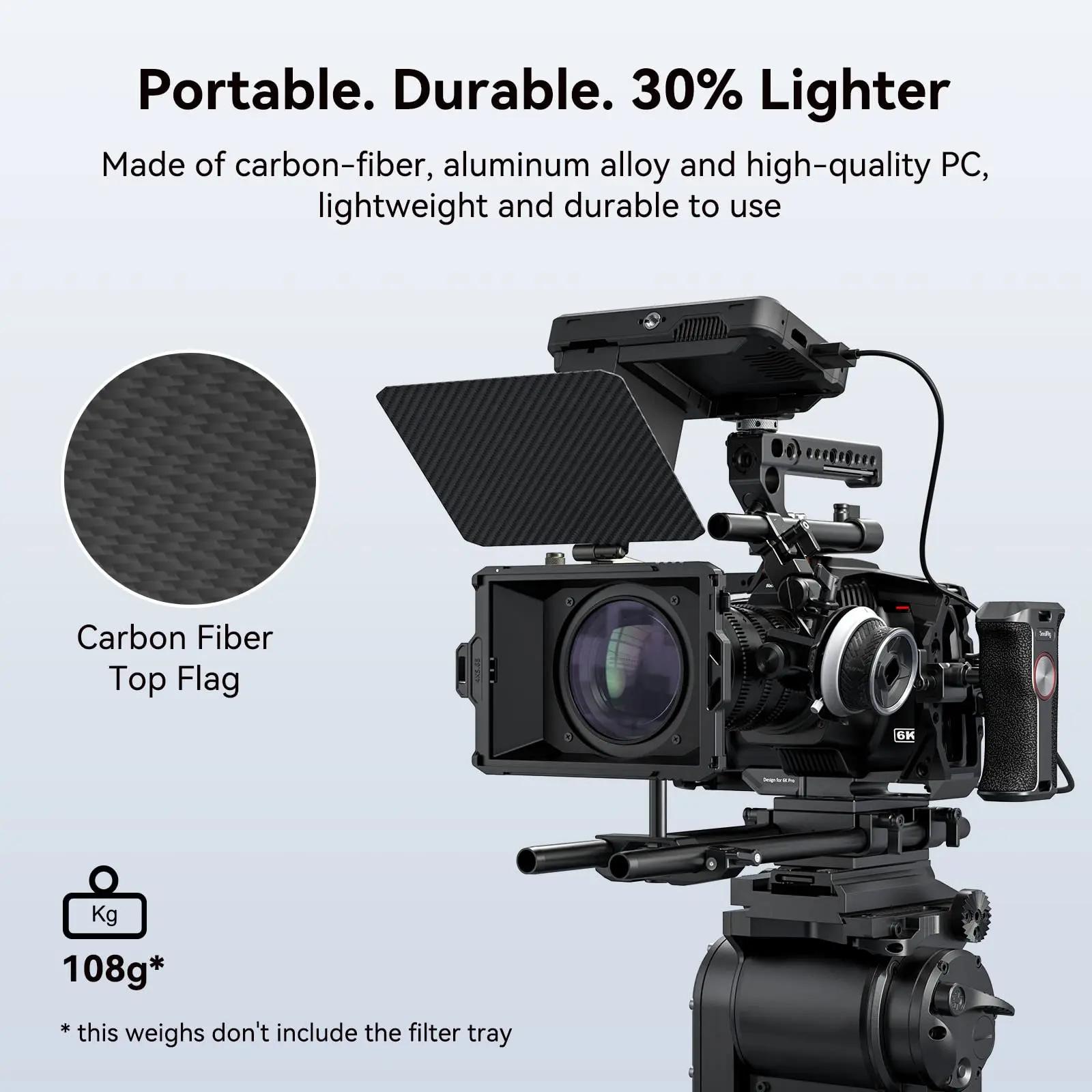 SmallRig Mini Matte Box Lite pour appareils photo reflex numériques et sans miroir empêche la lumièr