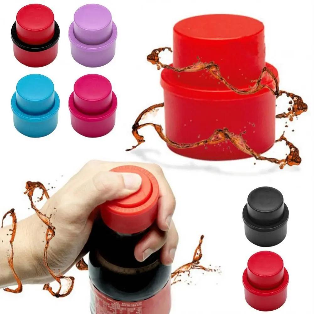 Bouchon de bouteille gonflable hermétique, bouchon de soda, bouchons de scellage à clics crépus, cou