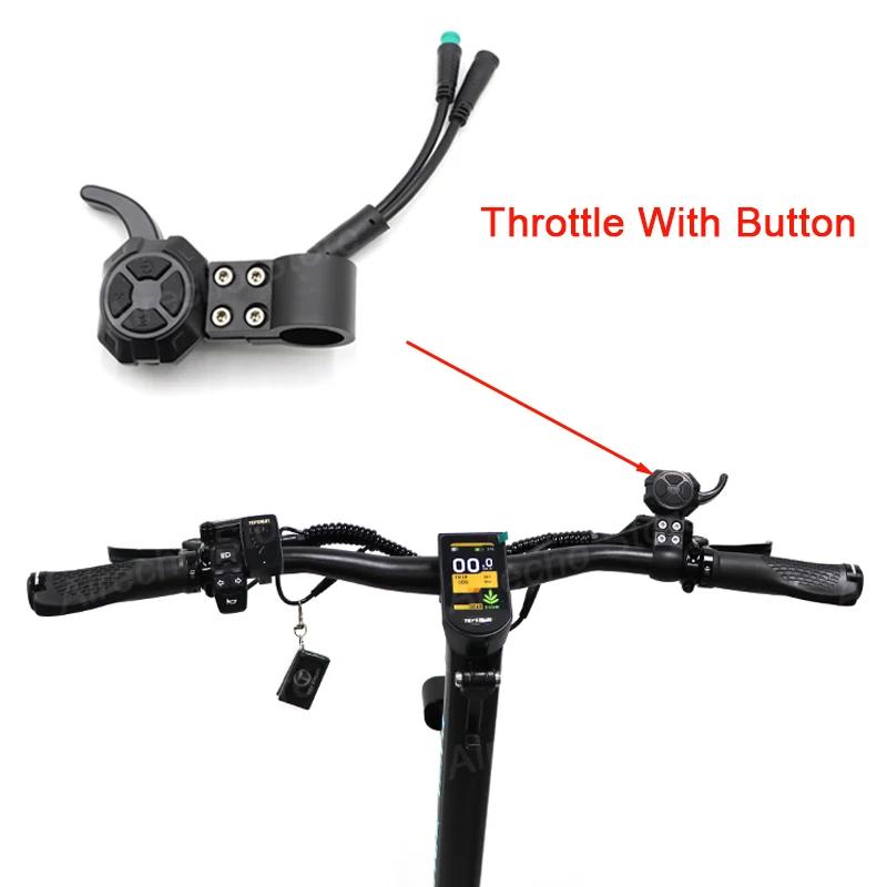 Accélérateur d'origine avec bouton pour Teverun Fighter Mini/Mini Pro - Interrupteur au doigt pour scooter électrique