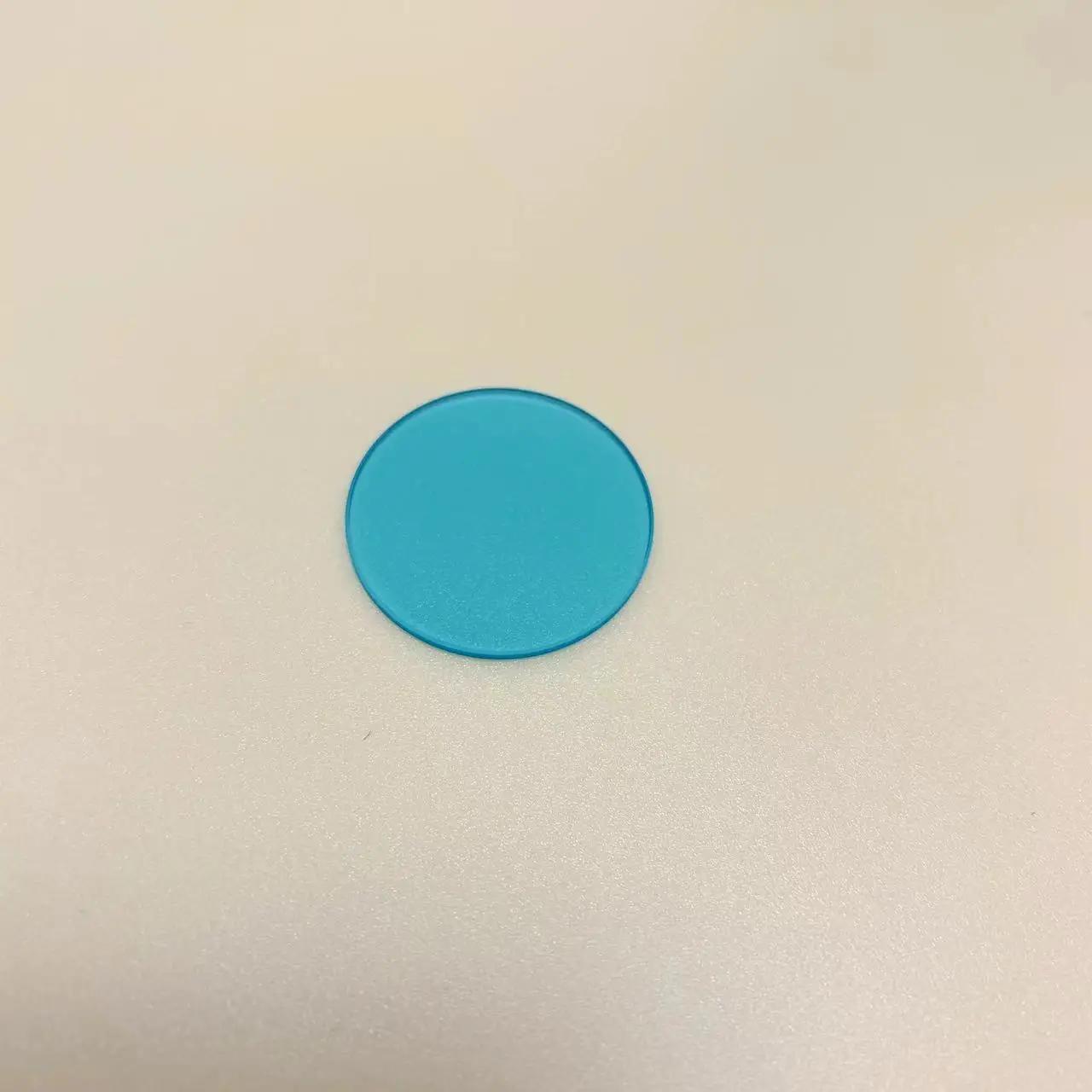 Filtre de coupe IR ICF de forme ronde, taille 27.5mm de diamètre 1.5mm d'épaisseur pour caméra de ci