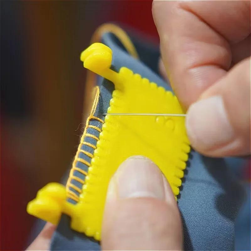 Guide de couture à Clip sur le bord de couture, jauge à aiguille, outil de mesure Portable pour débu