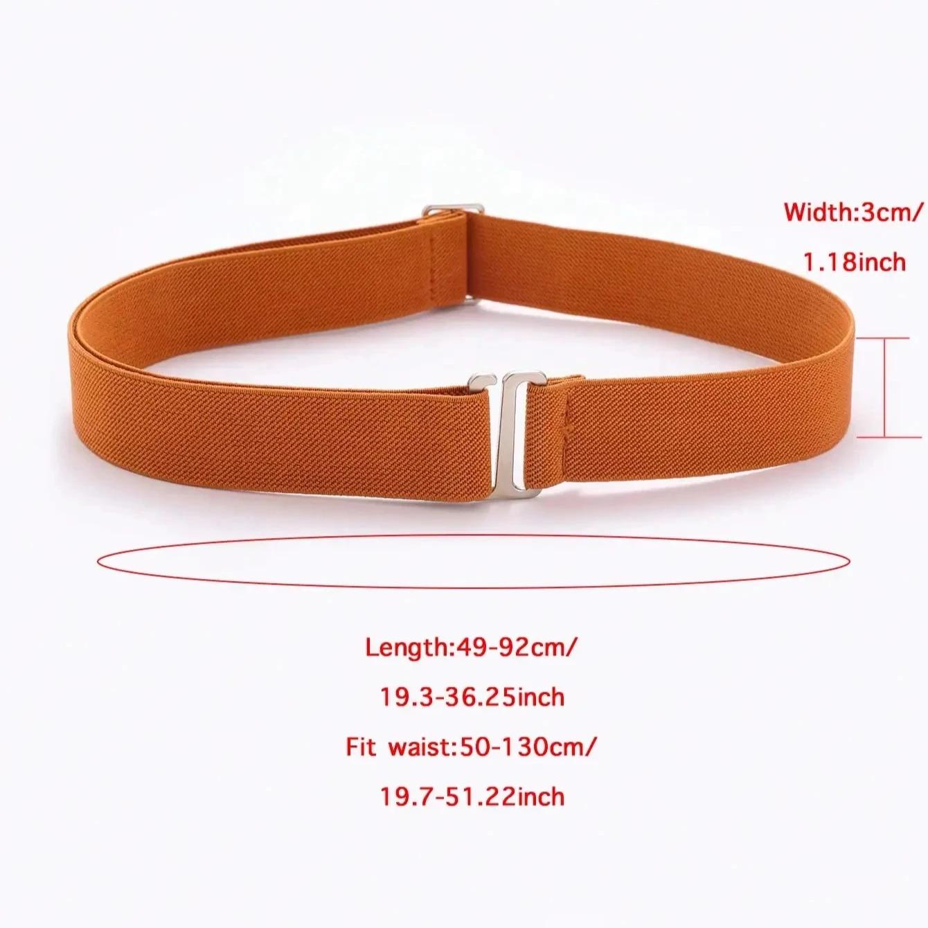 Ceinture de pantalon antidérapante élastique, confortable et réglable, taille unique, pour femmes, s