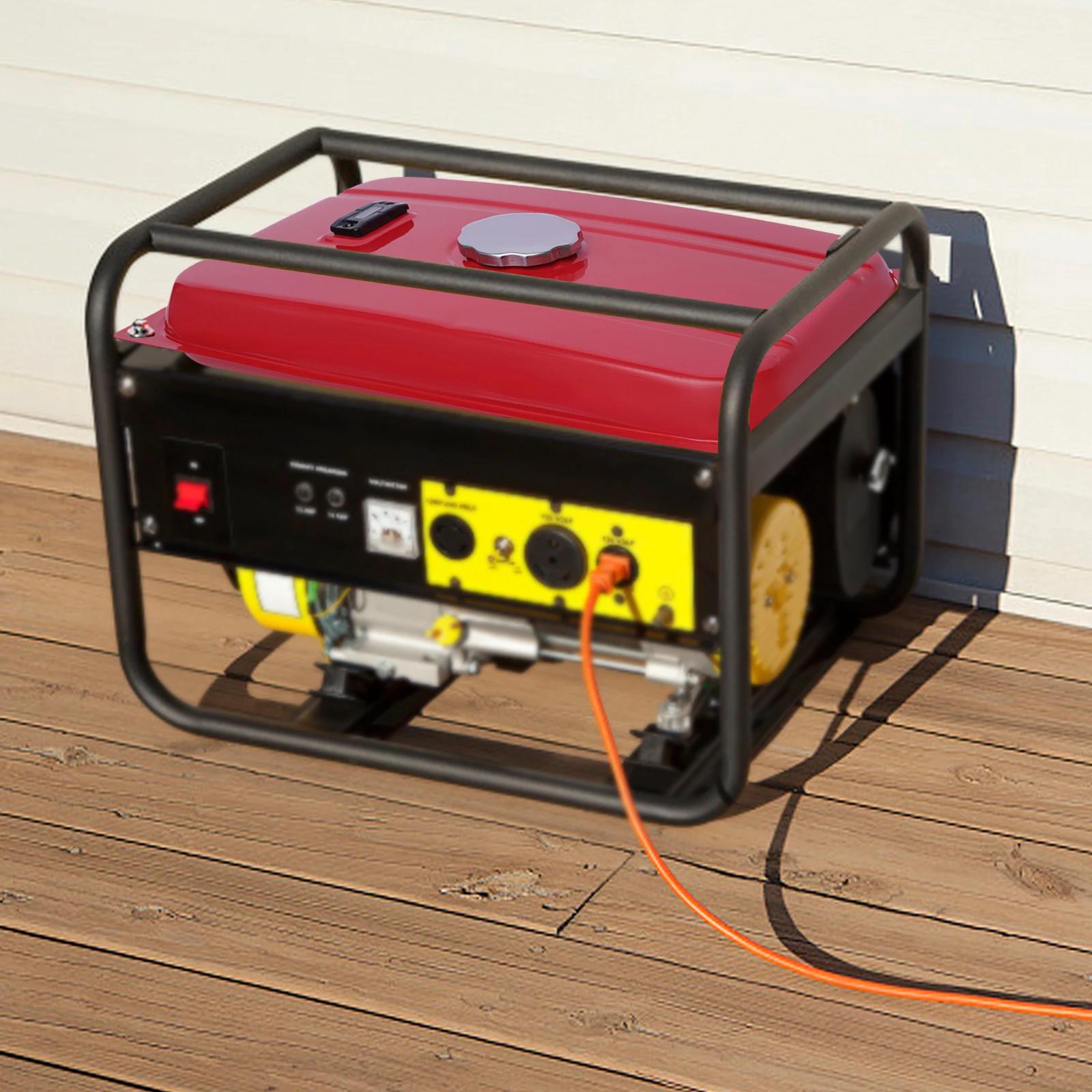 Réservoir de carburant universel rouge pour générateur de 4 gallons, 54.8x36x10cm, réservoir d'équip