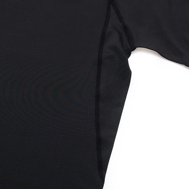 T-shirt de compression pour homme - Fitness serré à séchage rapide pour la course