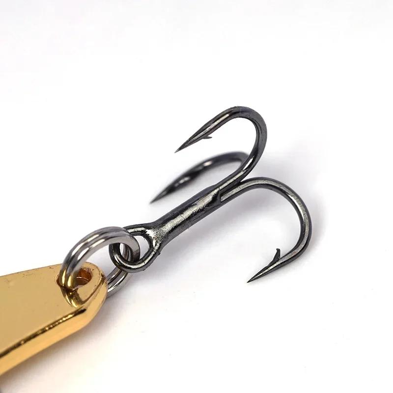OUTKIT VIB cuillère leurre de pêche 3.5-7g métal Spinner appât de pêche manivelle basse appâts durs