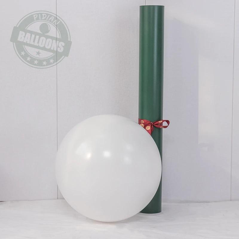 Ballon rond épais mat blanc pur, 5 "10" 12 "18" 36 ", Ballons géants en Latex à hélium, décoration d