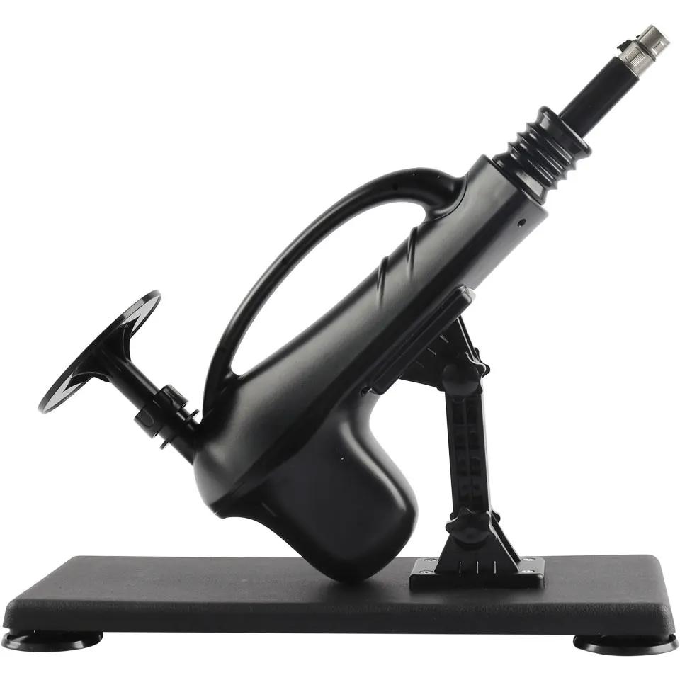 Fredoch Mini Machine sexuelle automatique avec accessoires de gode noir pour hommes et femmes jouets