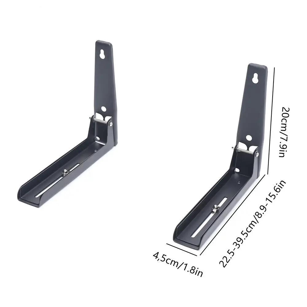 Étagère extensible pliable et robuste, support mural à 2 supports pour four à micro-ondes