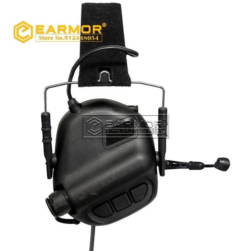 EARMOR-Casque DulMédiateur set M32 MOD4 avec microphone, cache-oreilles de chasse et de tir, amplifi