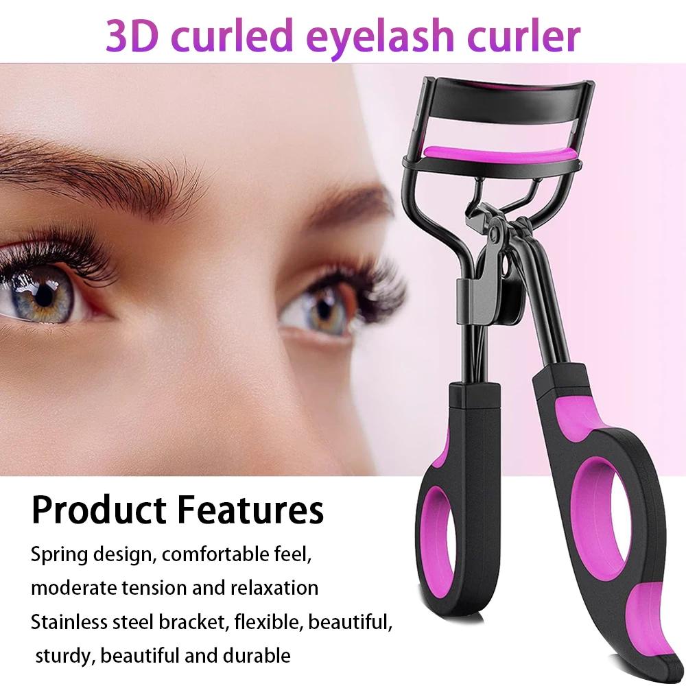 Ensemble de bigoudi de cils pour femmes, pince à cils, coussinets de rechange, sourcils, faux cils,