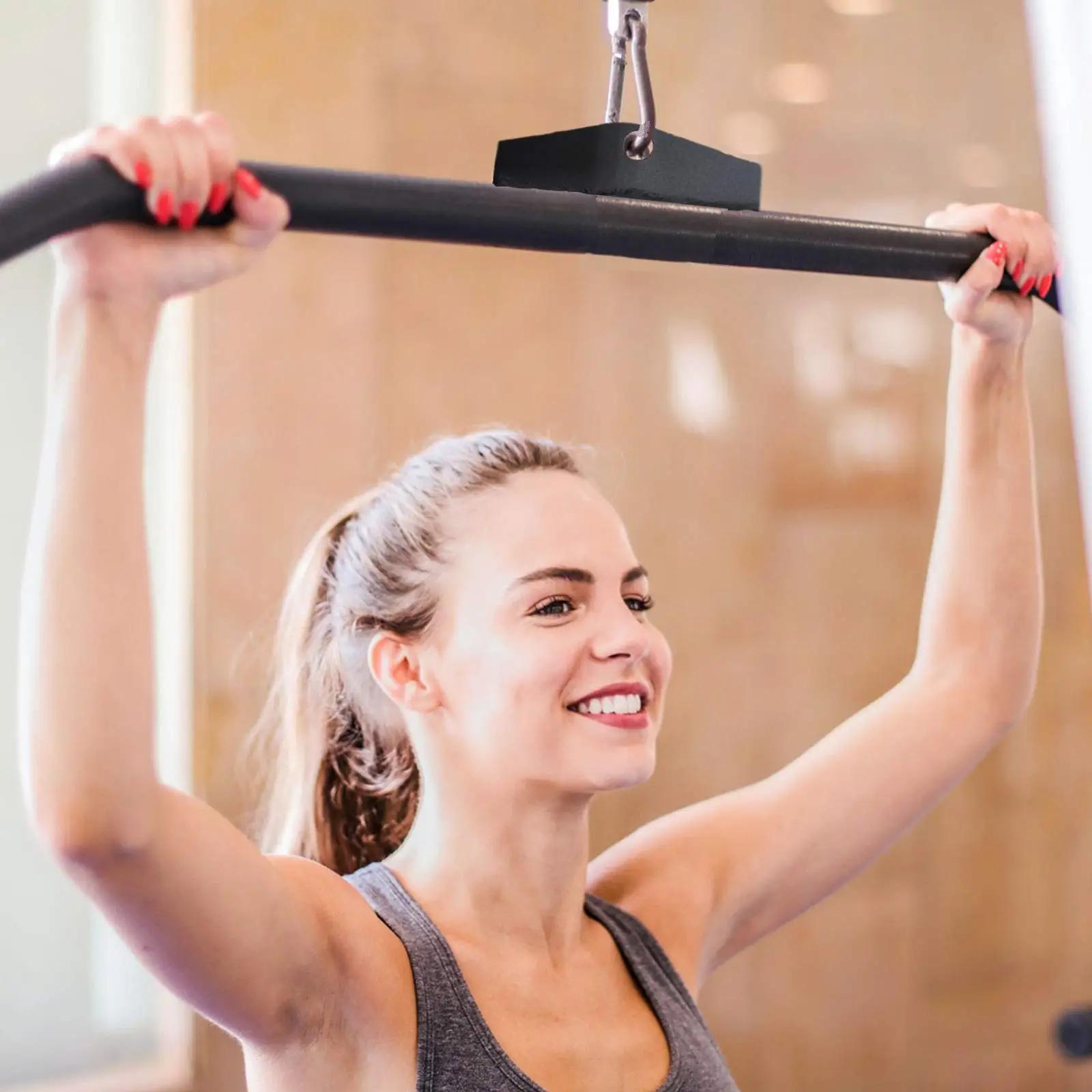 Barre Lat Rib Down avec poignée non ald-ald, large poignée, salle de sport à domicile, accessoires d