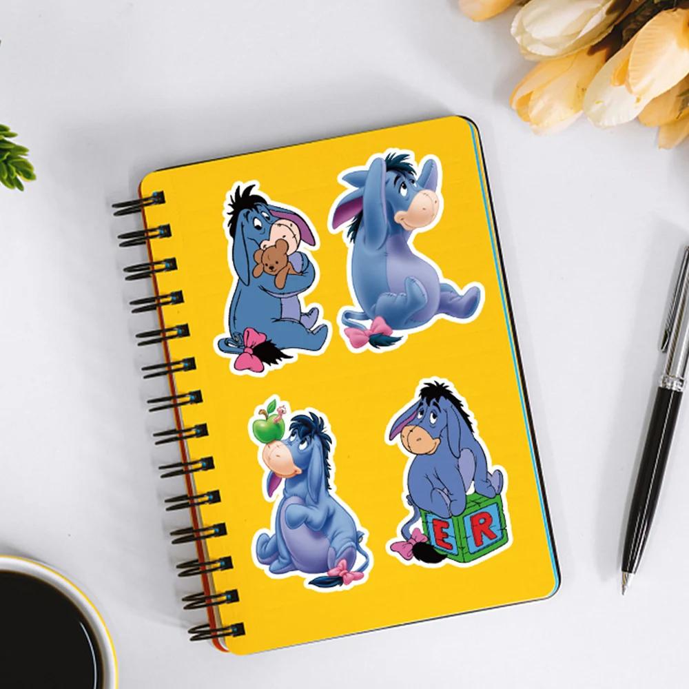 10/30/50 PIÈCES Disney Kawaii Pooh Bear Calme Vieux Gris Bourriquet Dessin Animé Autocollants BRICOL