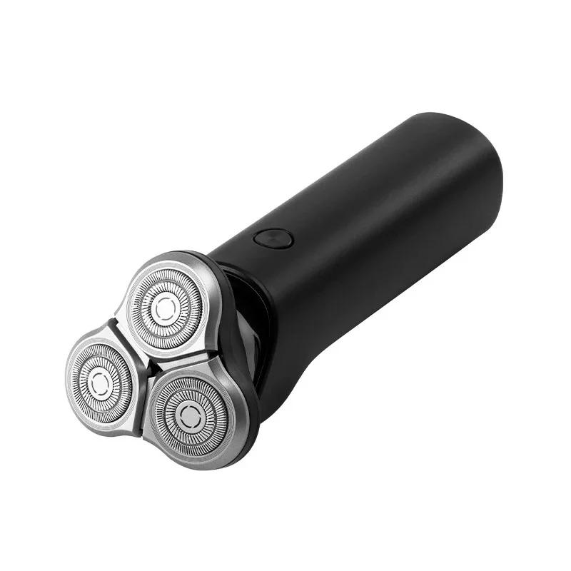Rasoir électrique Mijia S500 original, rasoir humide et sec, étanche, double lame, tête 3D, tondeuse