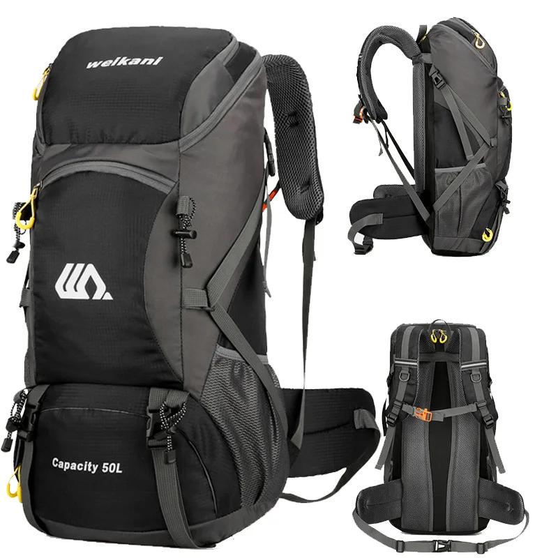 50L voyage sac à dos Camping hommes grand sac de randonnée touristique sac à dos étanche Sports de p
