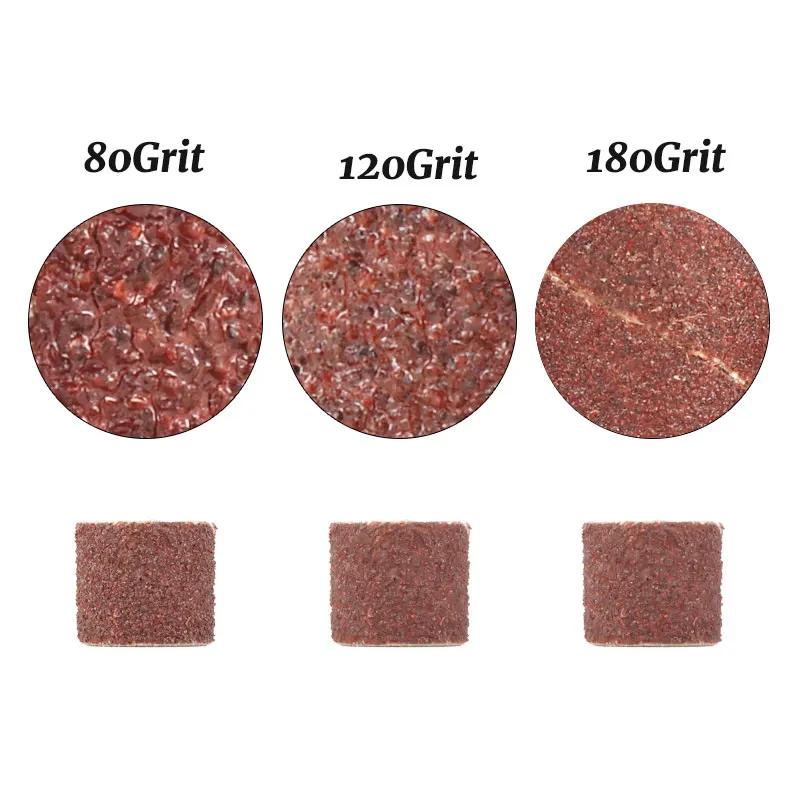 Kit de tambour de ponçage pour mini meuleuse d'angle électrique, mandrins de ponçage, grain pour man