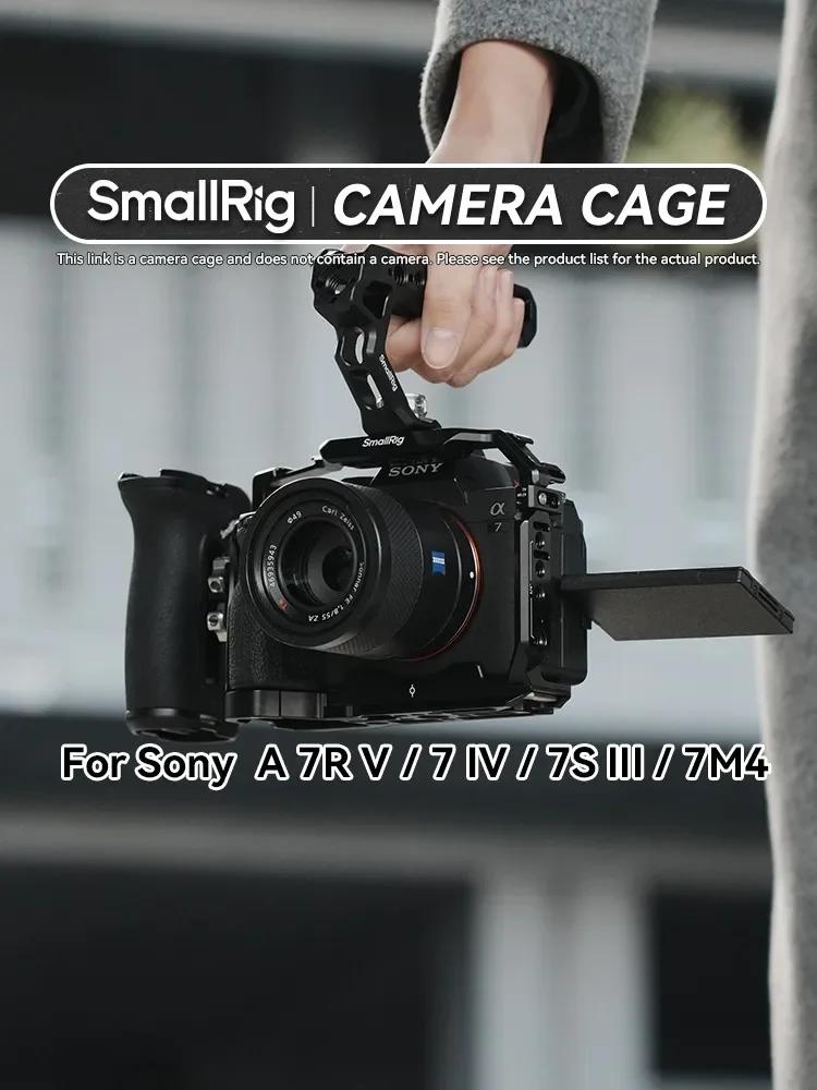 SmallRig – poignée de Cage de caméra, trous d'extension de 1/4 pouces, chaussure froide pour Sony A7