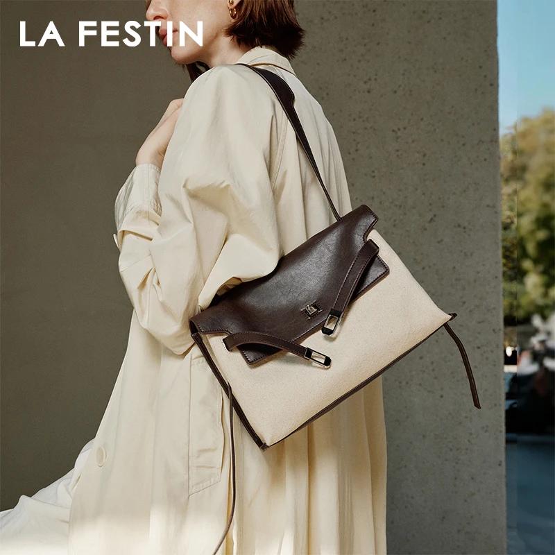 Sac à main pour femme LA FESTIN Original Brands 2026 – Nouveaux sacs à bandoulière tendance, sac fou
