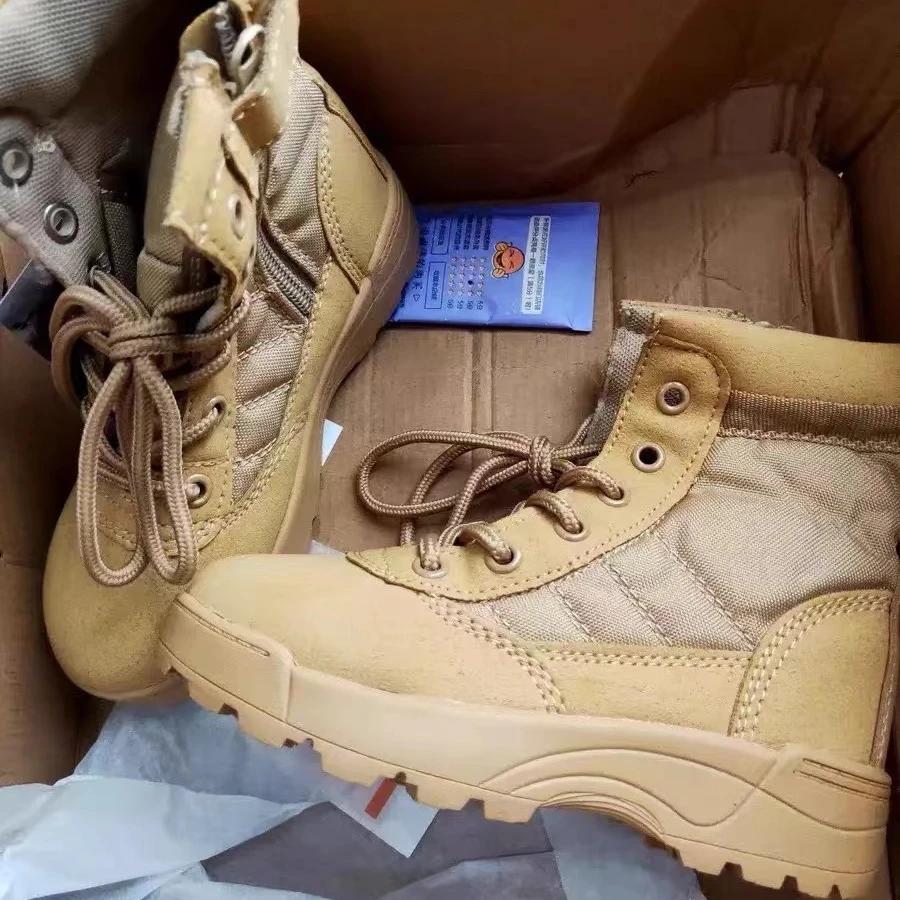 Bottes de randonnée militaires en plein air pour enfants et adultes, chaussures de sport, bottes d'e