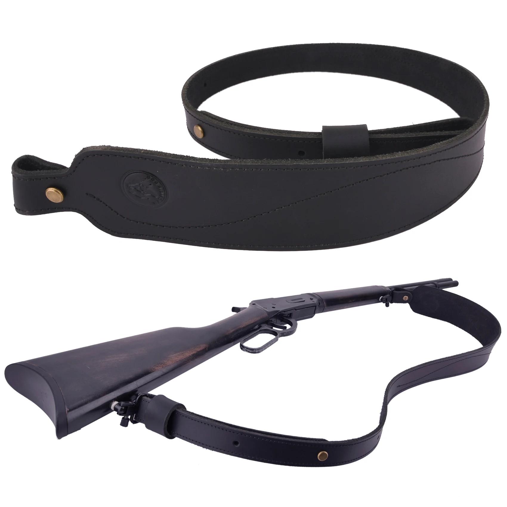 Sangle de fusil en cuir vintage réglable, odorde chasse, sangles initiées