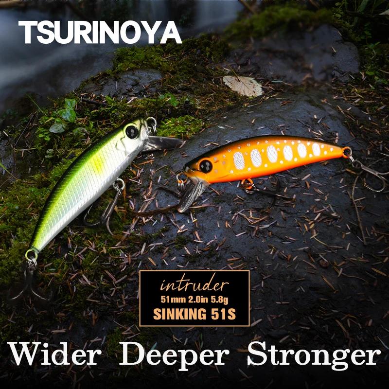 TSURINOYA 51mm 5.8g coulant vairon intrus 51S rivière leurre de pêche jeu léger leurre de pêche ruis
