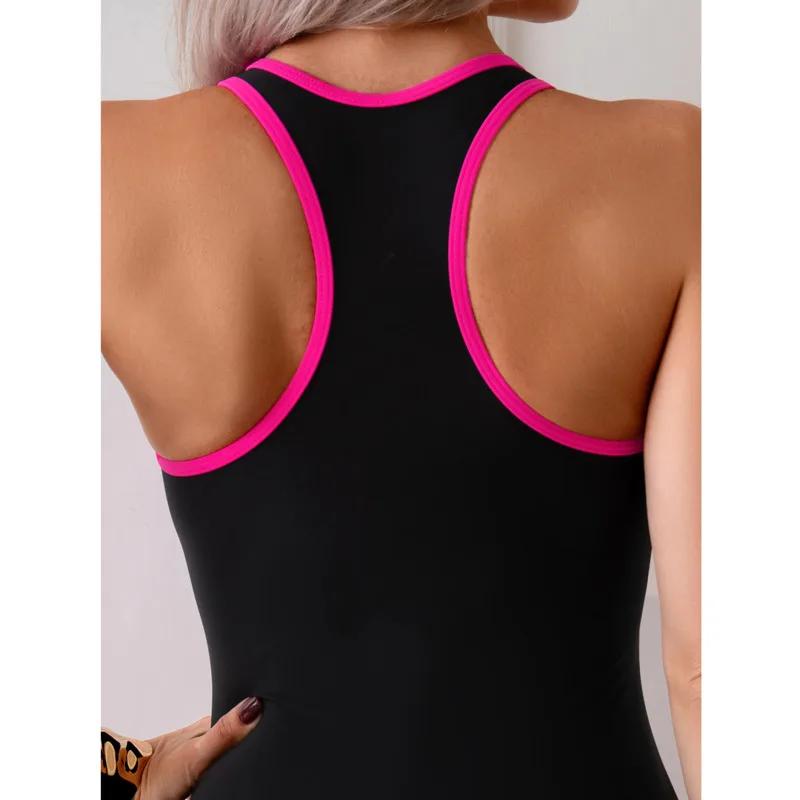 Maillot de bain une pièce fermé avec fermeture éclair, Sexy, pour femmes, sport, surf, body, vêtemen
