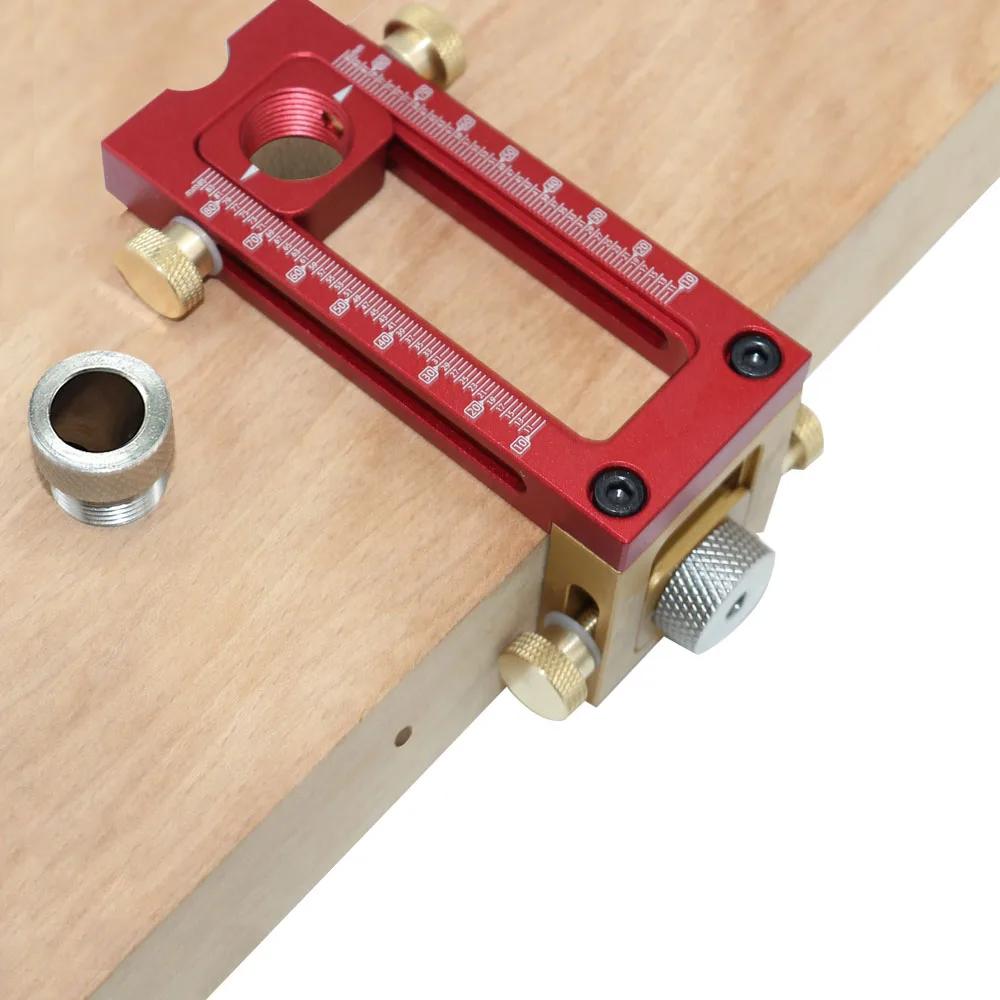Guide de perçage 2 en 1, gabarit de chevilles, localisateur de poinçons à vis pour armoire de lit, j