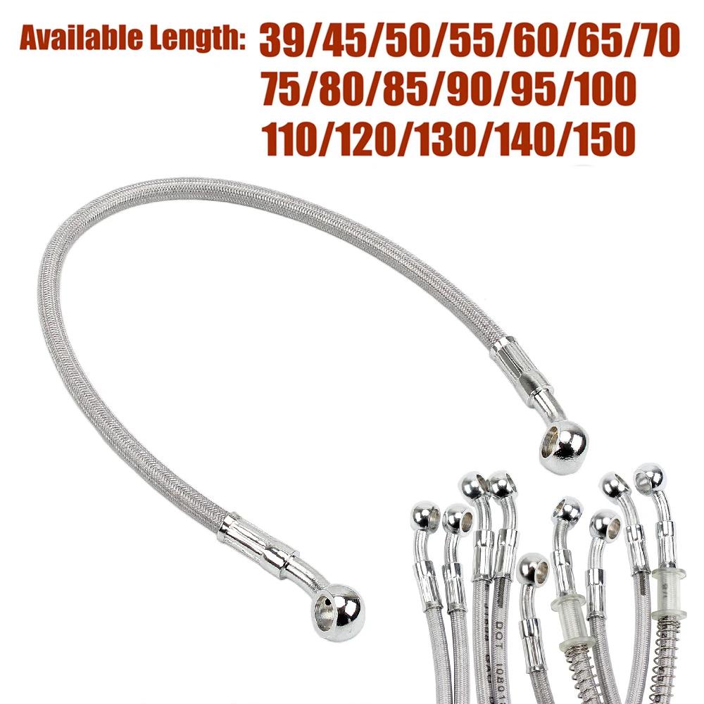 Tuyau d'huile de frein de Moto 39cm-150cm, ligne de frein universelle pour Moto, Pipeline tressé en