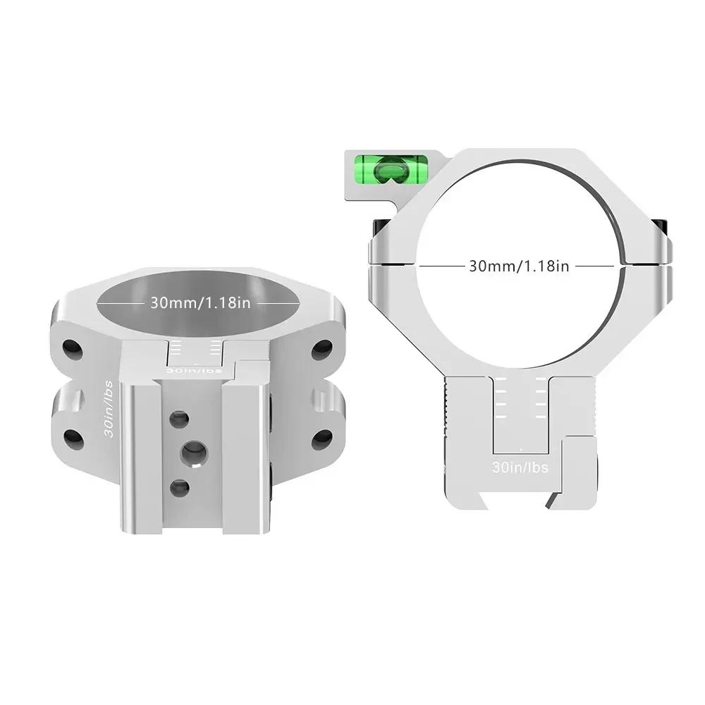 WestHunter – supports en queue d'aronde à hauteur réglable de 11mm, Compensation MOA, anneaux de por